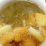 お湯を注ぐだけの簡単スープ☆とろろ昆布と油揚げ☆